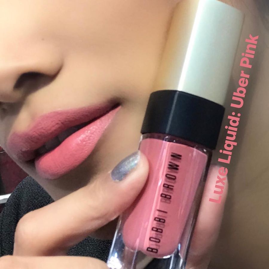 Son kem lì Bobbi Brown Luxe Liquid Lip Velvet Matte siêu lâu trôi Uber Pink 