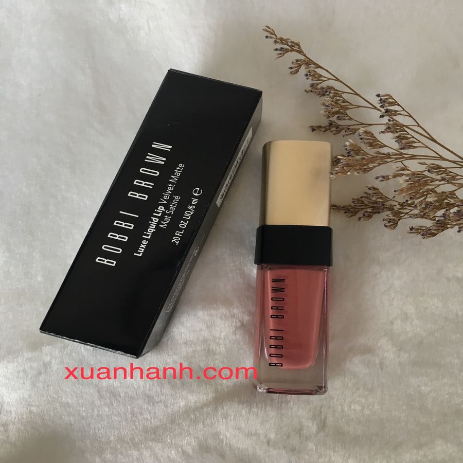 Son kem lì Bobbi Brown Luxe Liquid Lip Velvet Matte siêu lâu trôi Uber Pink 