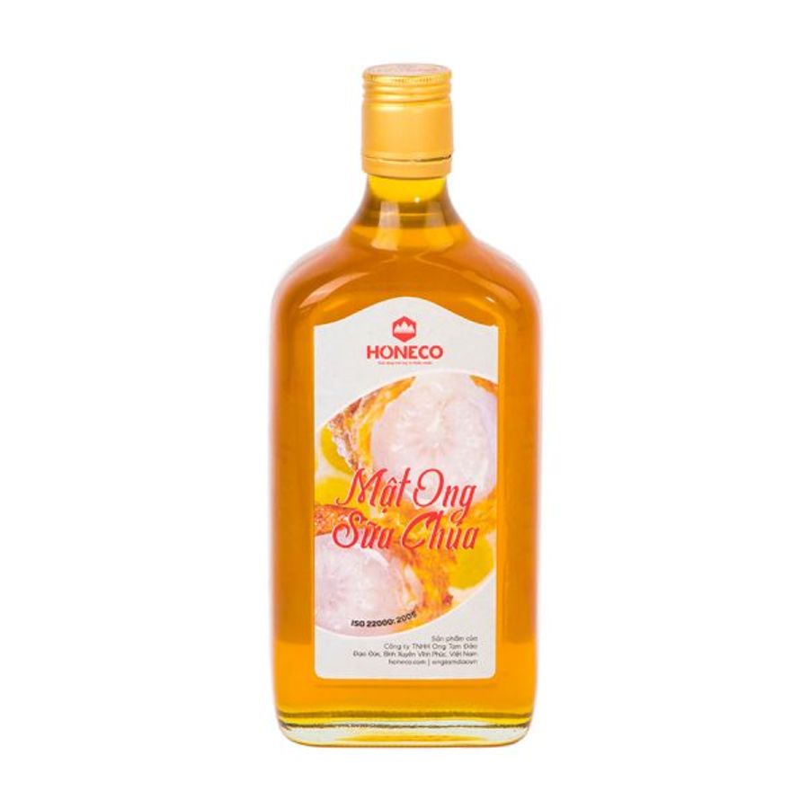 Mật ong Tam Đảo Honeco + Sữa Ong Chúa tươi 10% tăng cường sức khỏe, sinh lý, 600g