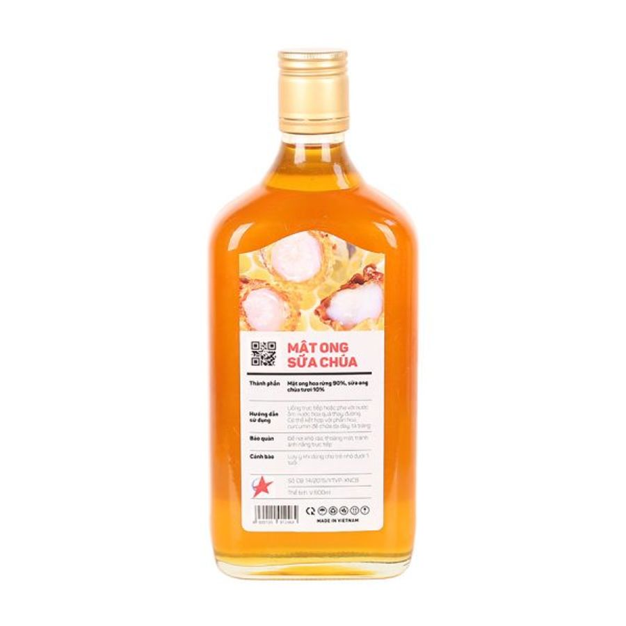 Mật ong Tam Đảo Honeco + Sữa Ong Chúa tươi 10% tăng cường sức khỏe, sinh lý, 600g