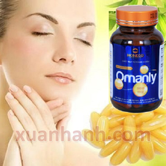 Viên nang sữa ong chúa Honeco Omanly + ấu trùng ong chúa, tăng cường sinh lý, 60viên