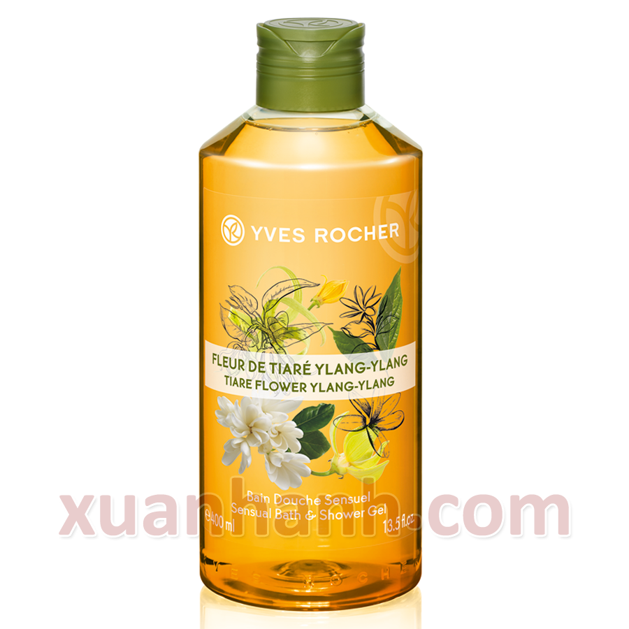 Sữa tắm Yves Rocher Ylang-Ylang Ngọc Lan Tây nồng nàn, sang trọng, 400ml