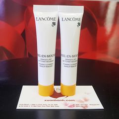 Sữa rửa mặt tẩy trang Lancome Miel en Mousse Foaming Cleanser + Makeup Remover 2in1, 15mlx2