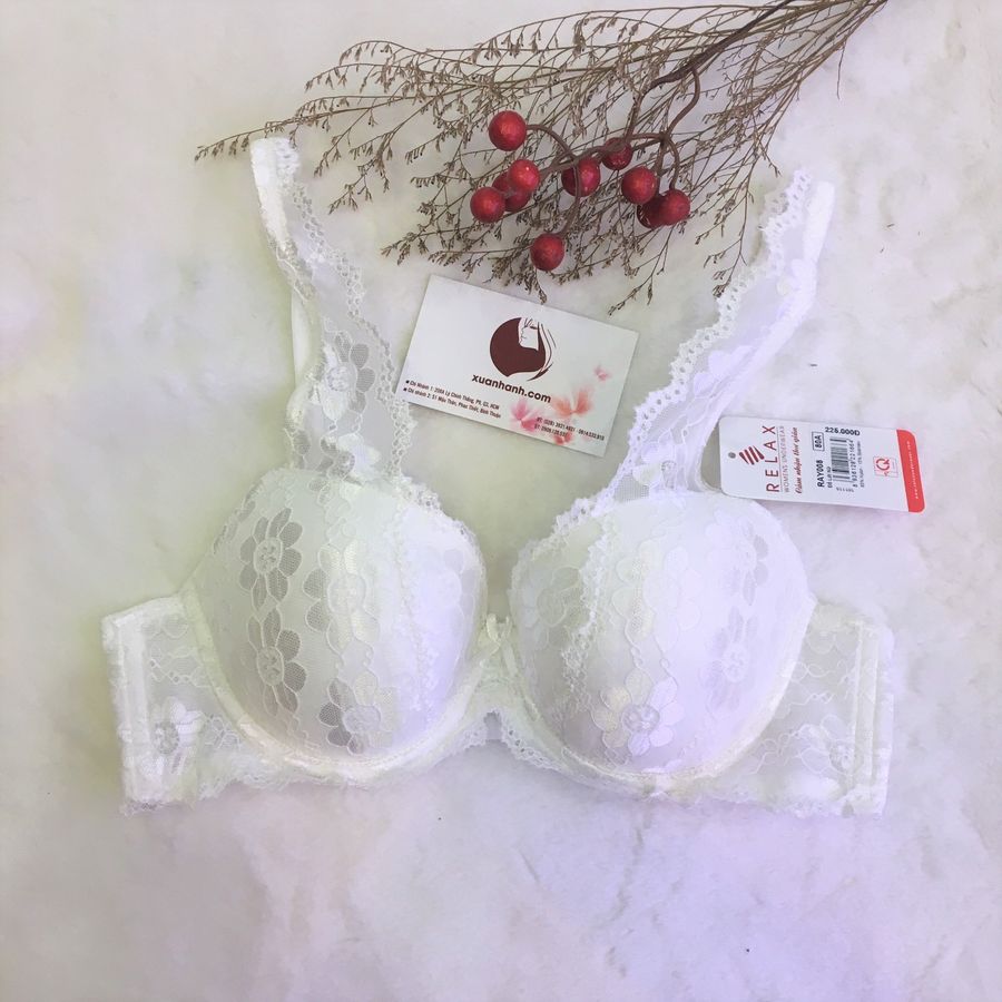 Áo ngực nữ Relax RAY008 phối ren hoa dịu dàng, nữ tính B80