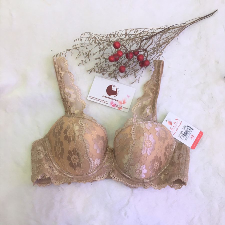 Áo ngực nữ Relax RAY008 phối ren hoa dịu dàng, nữ tính B80