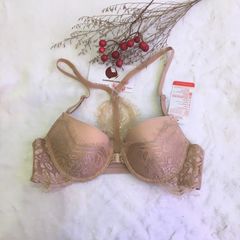 Áo ngực nữ Relax RAY011 demi phối ren, dây chéo sau quyến rũ A80