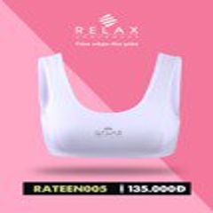 Áo lót bé gái Relax có đệm che chắn, thoải mái, bản dây 2cm RATEEN005, size XXL.