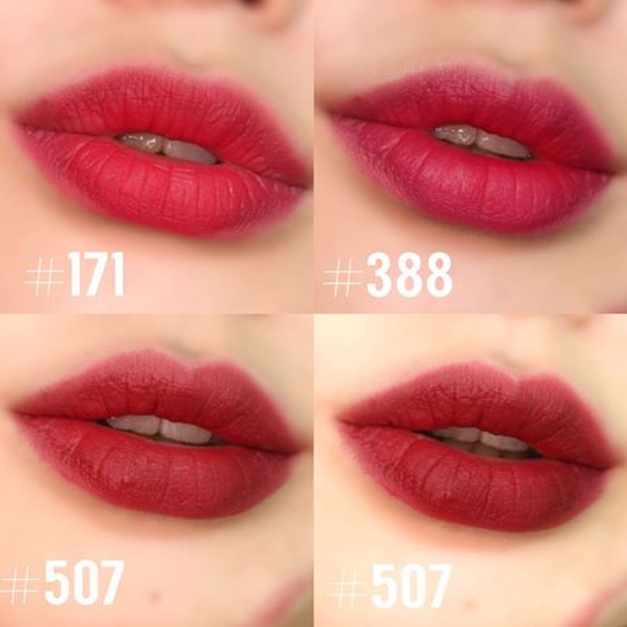 Son Lancome L'absolu Rouge Drama Matte #507 Dram'atic đỏ mận siêu sang, mini