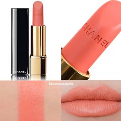 Son Chanel Rouge Allure Velvet son lì, lâu trôi, lên màu tốt #65 cam nude trầm ( unbox)