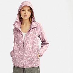 Áo gió Uniqlo chống nắng, cản mưa, gió, bụi...siêu thoáng, nhẹ, 10 Pink size L (new)