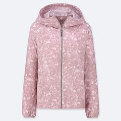 Áo gió Uniqlo chống nắng, cản mưa, gió, bụi...siêu thoáng, nhẹ, 10 Pink size L (new)