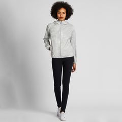 Áo gió nữ Uniqlo chống nắng, cản mưa, gió, bụi siêu thoáng, #02 Light Gray (New)