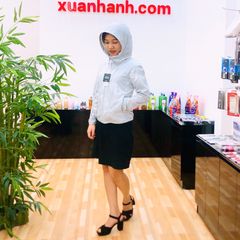 Áo gió nữ Uniqlo chống nắng, cản mưa, gió, bụi siêu thoáng, #02 Light Gray (New)