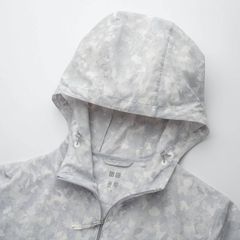 Áo gió Uniqlo chống nắng, cản mưa, gió, bụi...siêu thoáng, nhẹ, 02 Light Gray size L 