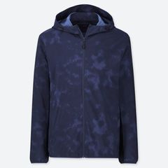 Áo gió nam Uniqlo chống nắng, cản mưa, gió, bụi siêu thoáng, #Blue size M