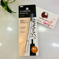 Chì kẻ mày Daiso Eyebrown Pencil đầu mảnh, bám lâu, nâu đậm # Dark Brown