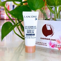 Kem chống nắng Lancome UV Expert Tone Up Milk #Pearly White SPF 50+PA++++ 10ml
