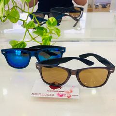 Kính chống nắng 99% CUT UV nữ tráng gương, vân gỗ, hàng nhập Nhật
