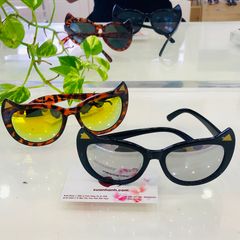 Kính chống nắng 99% CUT UV form mắt mèo cá tính, hàng nhập Nhật