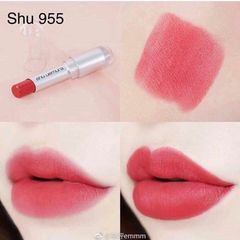 Son Shu Uemura Rouge Unlimited Matte lì mịn, #955 đỏ hồng ngọt ngào