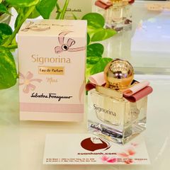 Giftset nước hoa nữ Salvatore Feragamo Signorina hương hoa cỏ ngọt ngào, nữ tính 3x20ml