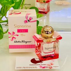 Giftset nước hoa nữ Salvatore Feragamo Signorina hương hoa cỏ ngọt ngào, nữ tính 3x20ml