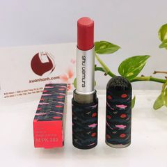 Son Shu Uemura Rouge Unlimited Matte lì mịn, #383 hồng dâu ánh đất nữ tính, phiên bản Limited