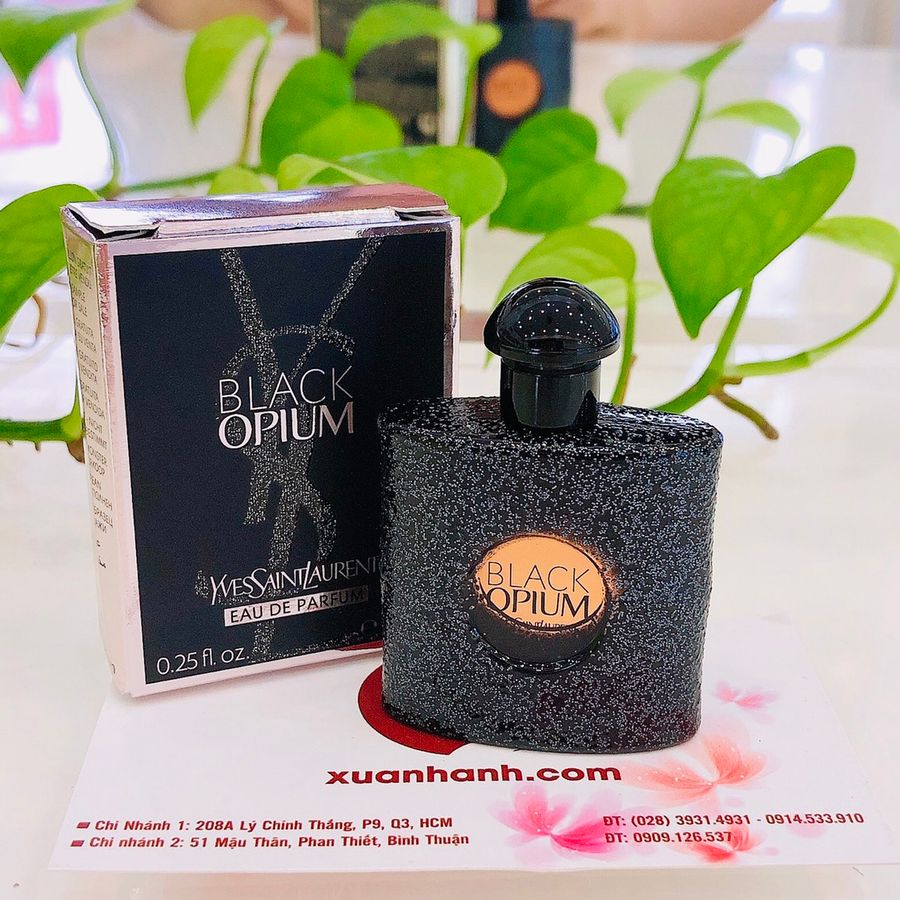 Nước hoa nữ YSL Black Opium bí ẩn, quyến rũ và ngọt ngào, 7.5ml, EDP