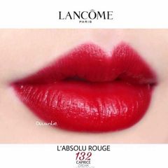 Son Lancome L'absolu Rouge Cream bán lì, mềm lâu trôi, tông hồng dịu ngọt, tươi trẻ (Tester) 