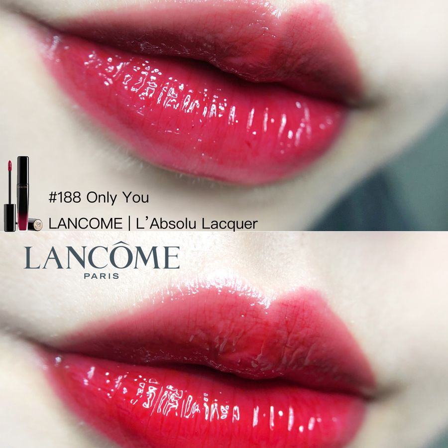 Son kem Lancome L'absolu Lacquer mềm mướt môi, bền màu, tông màu đẹp, độc, rất chất. (Tester)