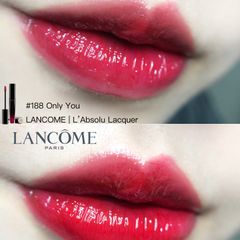 Son kem Lancome L'absolu Lacquer mềm mướt môi, bền màu, tông màu đẹp, độc, rất chất. (Tester)