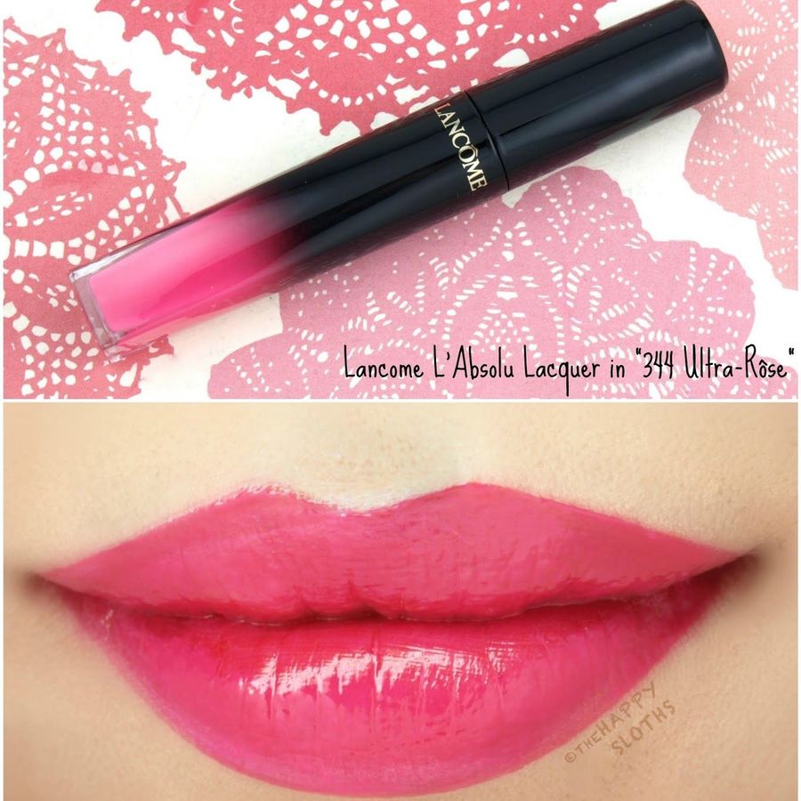 Son kem Lancome L'absolu Lacquer mềm mướt môi, bền màu, tông màu đẹp, độc, rất chất. (Tester)