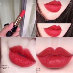 Son Lancome L'absolu Rouge Drama Matte lì mịn, tông màu tươi trẻ, thời thượng. (Tester)