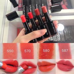 Son Shu Uemura Rouge Unlimited Matte lì mịn, #580 đỏ cam cháy siêu đẹp