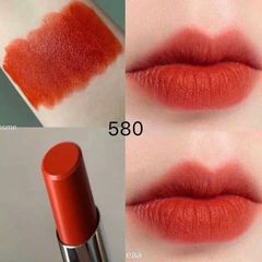 Son Shu Uemura Rouge Unlimited Matte lì mịn, #580 đỏ cam cháy siêu đẹp