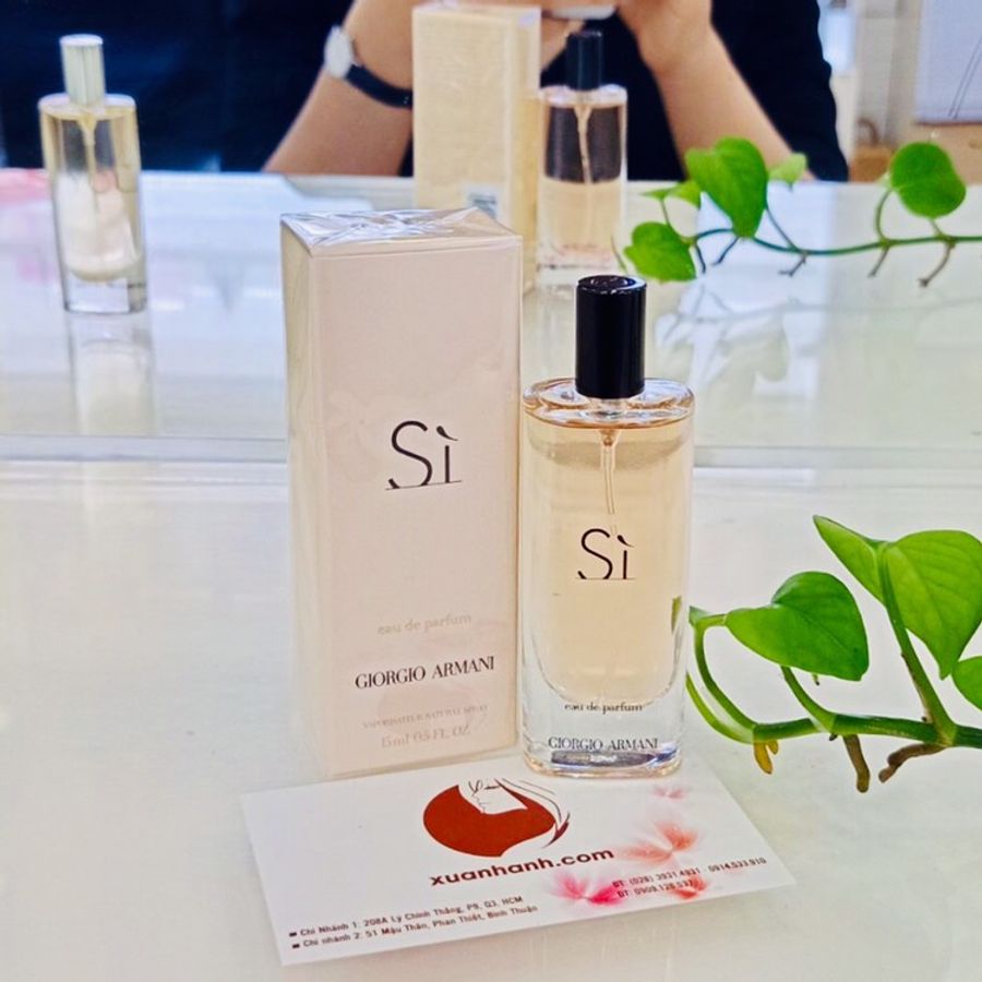 Nước hoa nữ Giorgio Armaini Sì EDP tinh tế, gợi cảm, sang trọng 15ml (spray)