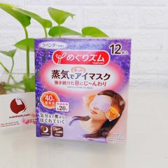 Mặt nạ mắt nóng Kao thư giãn, phục hồi toàn diện cho đôi mắt sáng, khỏe.