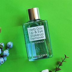 Tẩy Trang mắt & môi The Face shop Herb Day Lip And Eye Remover Waterproof, 130ml