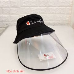 Nón vành vải thời trang kèm tấm chắn bảo vệ tối đa cho mùa dịch, freesize