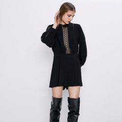 Jum Zara cao cấp phối ren tinh tế, cuốn hút và kiêu sa, size XS