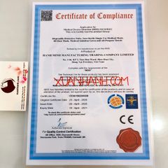 Khẩu trang y tế kháng khuẩn Hamita 3 lớp, chuẩn y khoa, hộp 50 cái, trắng. 