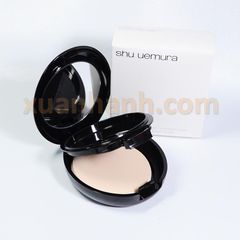 Case Shu Uemura The Lightbulb hộp phấn nền tròn và bông phấn 2 mặt