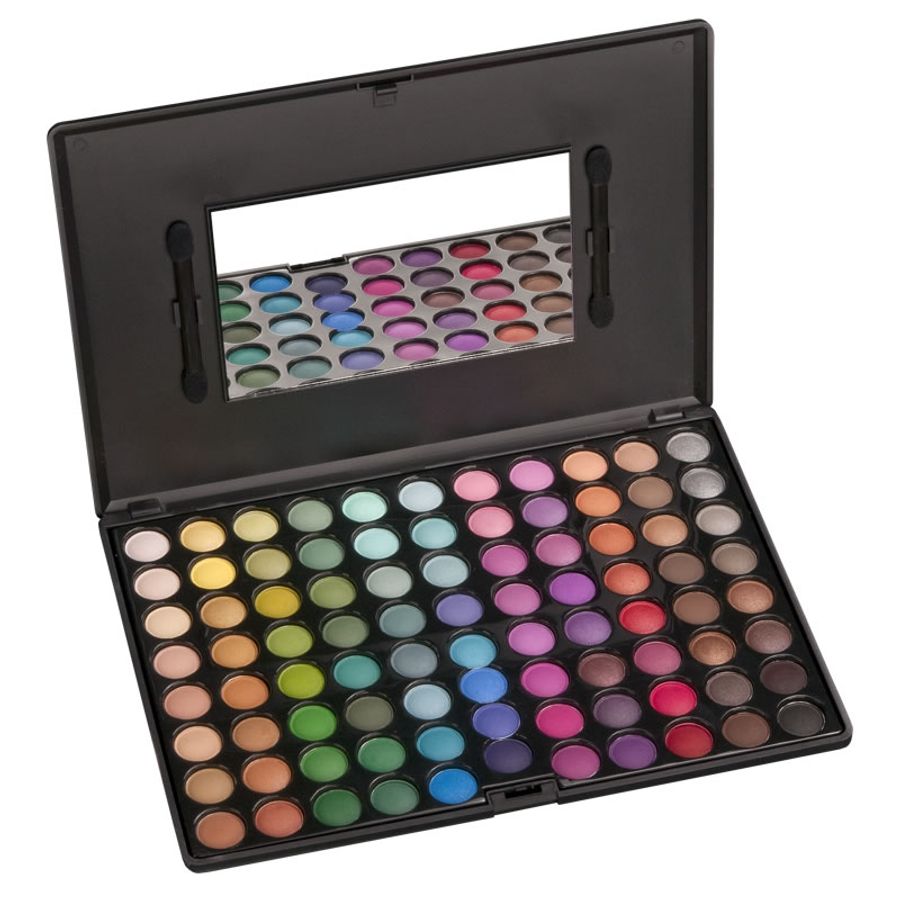 Bảng màu mắt Coastal Scents 88 Original Palette màu matte với tầm 10 màu có nhũ nhẹ.