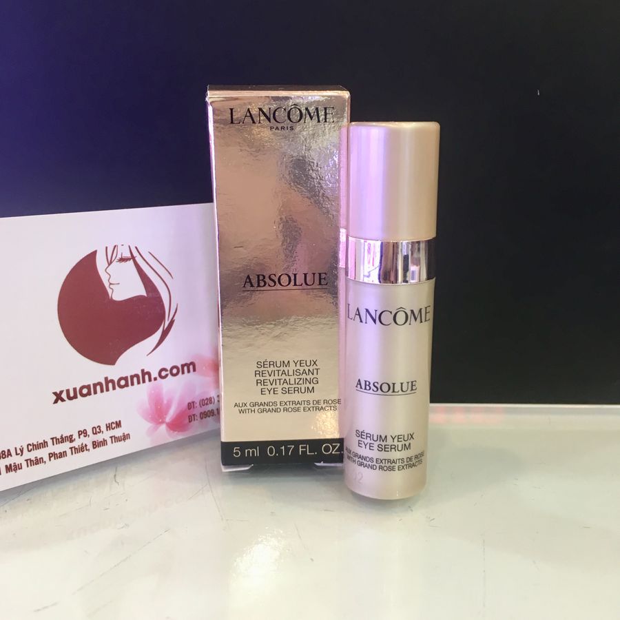 Tinh chất mắt Lancome Absolue Eye Serum with ROSE extracts tái tạo tế bào gốc 5ml