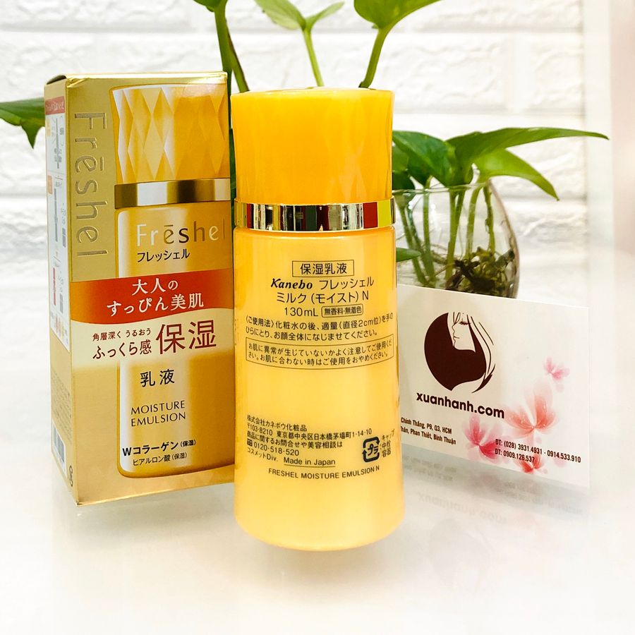Sữa dưỡng Kanebo Freshel Moisture Emulsion Light dưỡng ẩm chống lão hóa