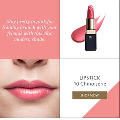 Son Clé de Peau Beauté mướt môi, hồng tự nhiên 10 Chinoiserie mini 2g