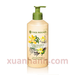 Sữa dưỡng thể Yves Rocher Bourbon Vanilla ngọt nhẹ đầy tinh tế, 390ml