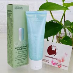 Kem dưỡng Clinique Anti-Blemish Solutions cấp ẩm, điều trị và phục hồi làn da mụn.