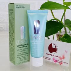 Kem dưỡng Clinique Anti-Blemish Solutions cấp ẩm, điều trị và phục hồi làn da mụn.