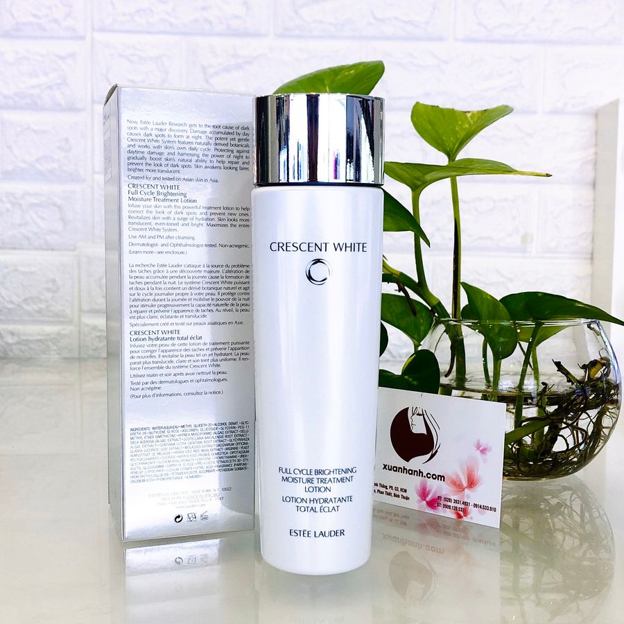 Toner Estee Lauder Crescent White trắng da, cân bằng ẩm, không dầu 200ml